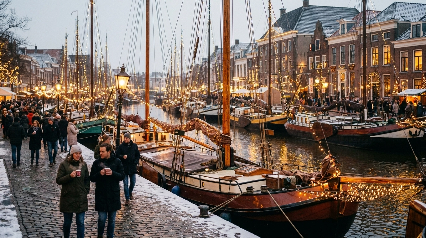 WinterWelVaart Groningen 2026 – Historic Ships, Lights & Winter Magic