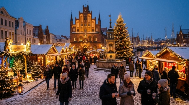 Wismarer Weihnachtsmarkt 2026 – UNESCO-Welterbe Weihnachtszauber in Wismar