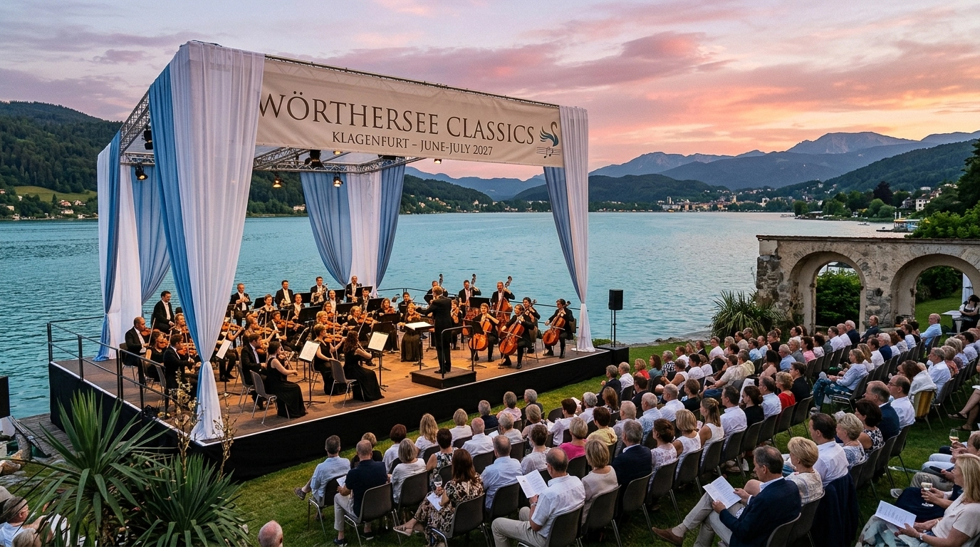 WoertherSee Classics Festival 2027 in Klagenfurt (Österreich) – Klassik am Wörthersee