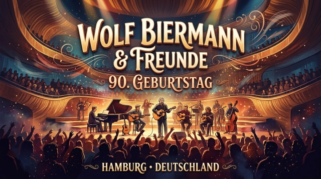 Wolf Biermann & Freunde 2026 – Festkonzert zum 90. Geburtstag in Hamburg