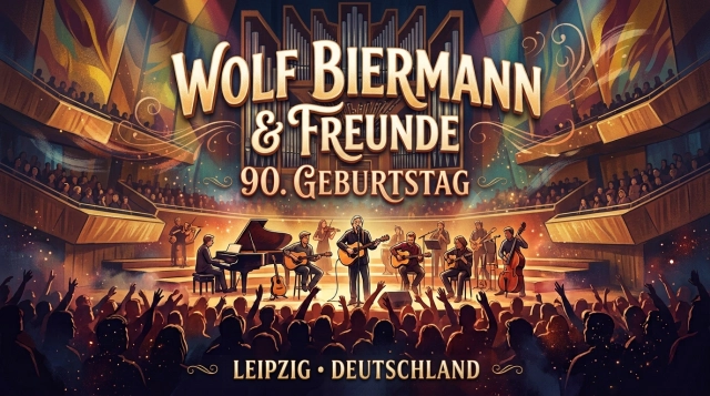 Wolf Biermann & Freunde 2026 – Festkonzert zum 90. Geburtstag in Leipzig