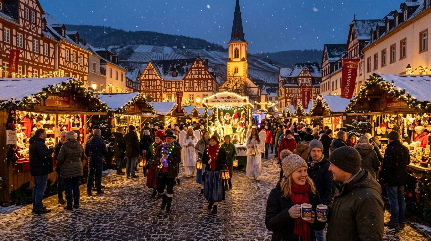 Adventsmarkt Zell (Mosel) 2026 – Termine, Märchenumzug & Tipps