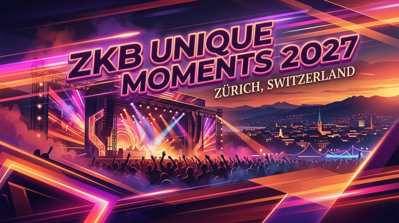 ZKB Unique Moments 2027: Konzertreihe in Zürich