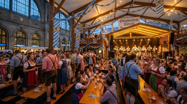Züri-Wiesn Zürich 2026 – Oktoberfest im Hauptbahnhof, Termine & Tickets