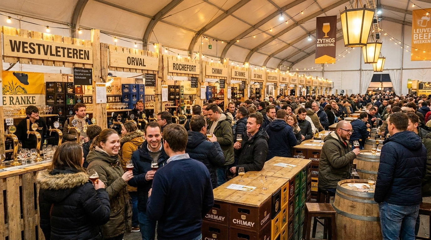 Zythos Beer Festival Leuven 2027 – Belgisches Bierfestival mit Trappisten & Craft Beers